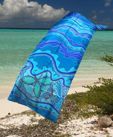 Silk Scarf Polynesian Design